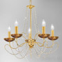 Иконка Kolarz 3354.85.3.KoT/me30 Chandelier BALLERINA 2, Medici Gold, KOLARZ Optic Crystals, 60, 5 lights Люстра