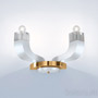 Иконка Kolarz 5201.60230 Wall Light RIVIERA, White, 29/7 Настенный светильник